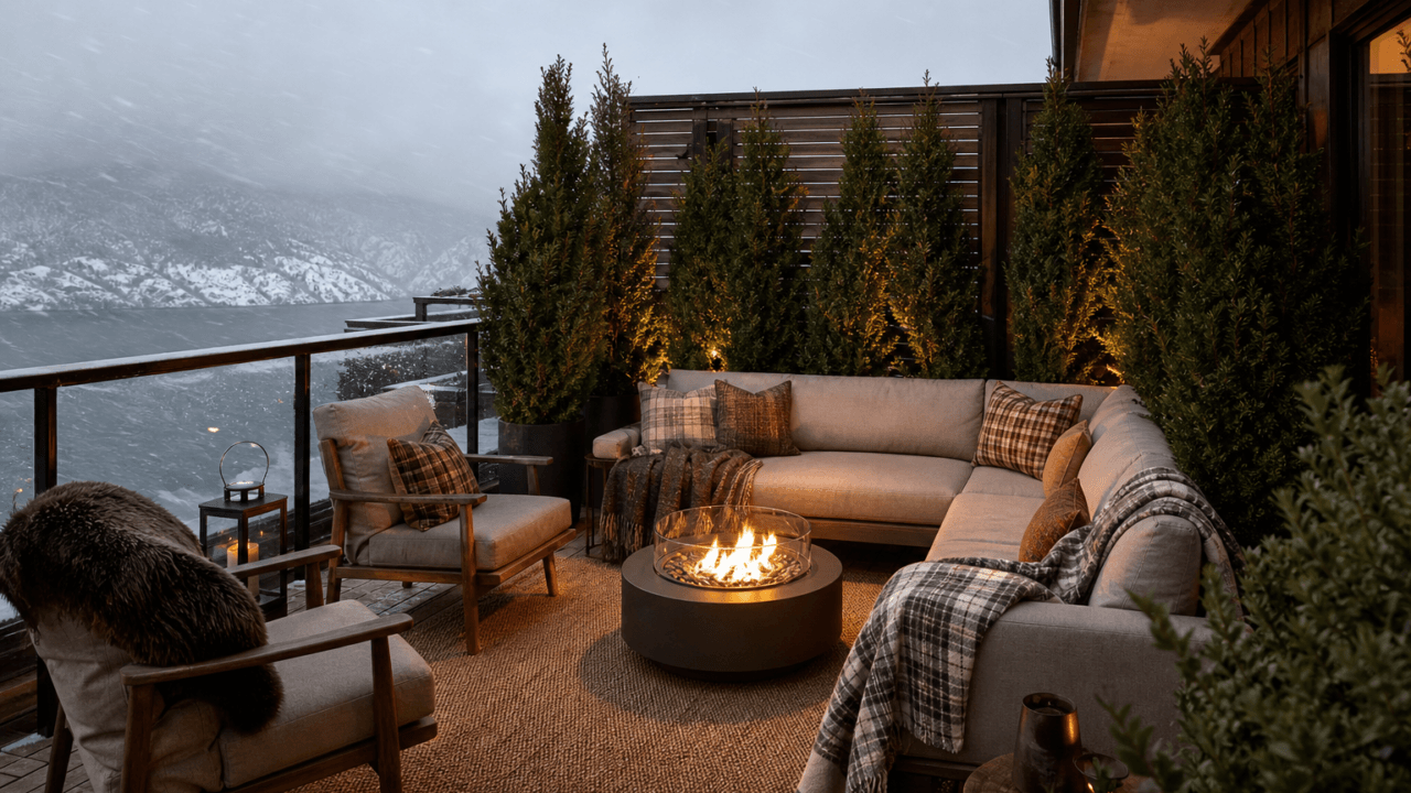 Je terras of balkon beschermen tegen wind