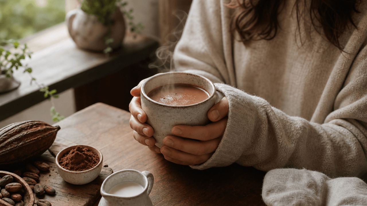 Cacao drinken als natuurlijke hulp tegen stress