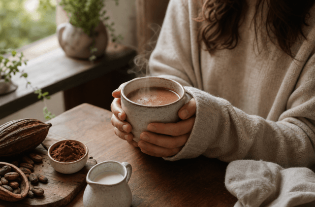 Cacao drinken als natuurlijke hulp tegen stress