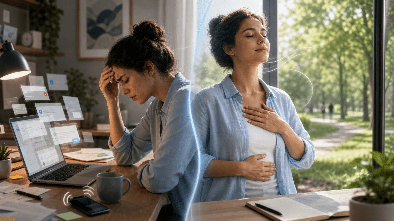 Stress verminderen: 9 ontspanningsoefeningen die helpen