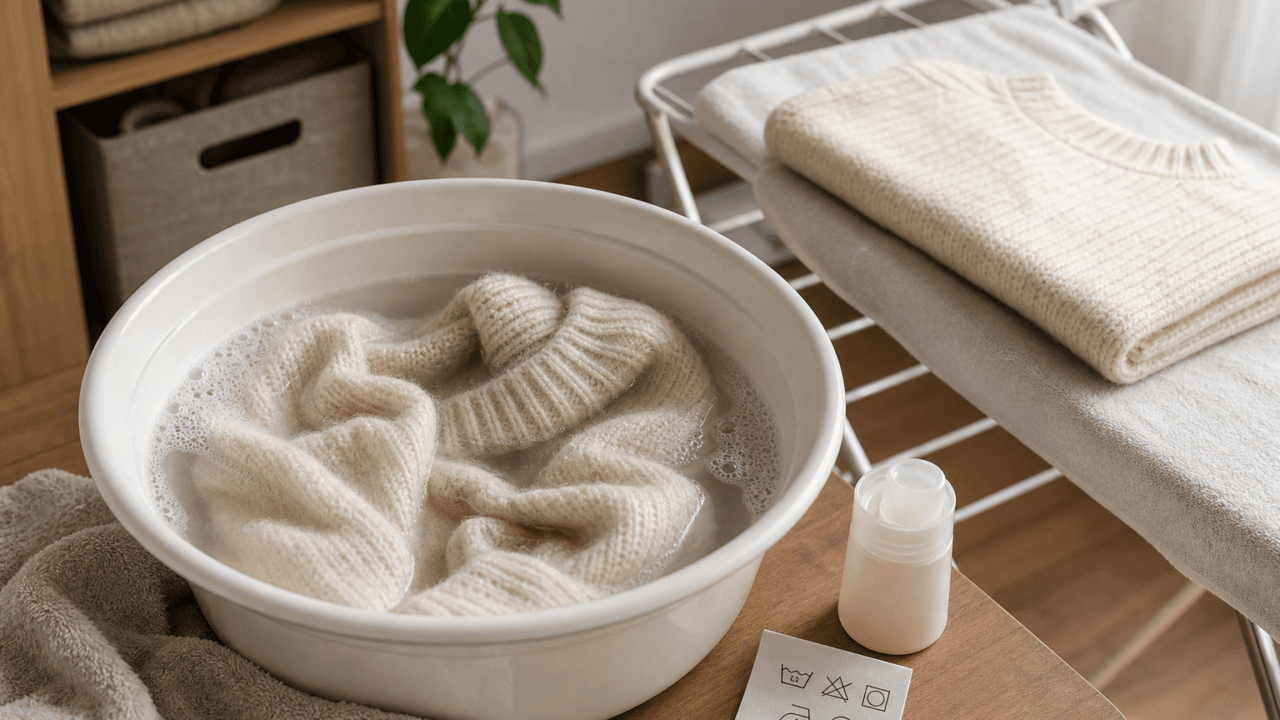 Wollen trui wassen zonder krimpen: zo doe je het goed